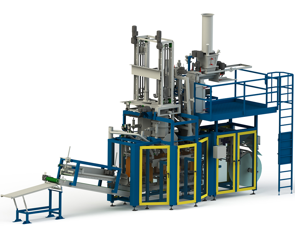 Bag filling machine - custom-made lay flat tube | Arodo