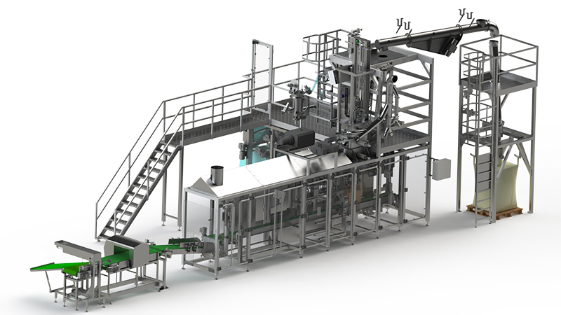 Zakkenvulmachine - combi losse zakken en buisfolie | Arodo