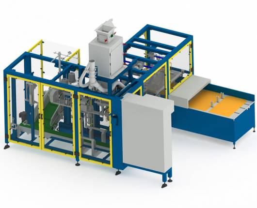 Packaging machine - optional labelling and printing of bags | Arodo